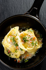 Homemade tasty Italian Ravioli