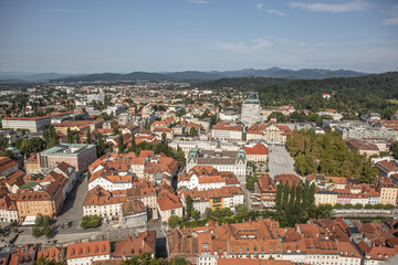 Obraz premium Ljubljana is the capital and largest city of Slovenia