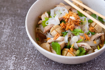 Thai beef noodles