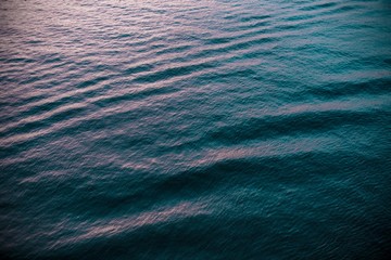 blue water surface reflecting