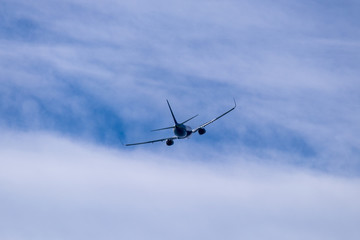 Fototapeta na wymiar Plane taking off.