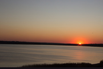 Evening near river side