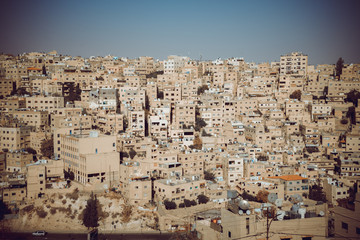 City of Amman bird's eye view