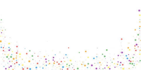 Festive confetti. Celebration stars. Joyous stars 