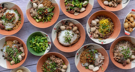 Thai Food Mixed Selections 