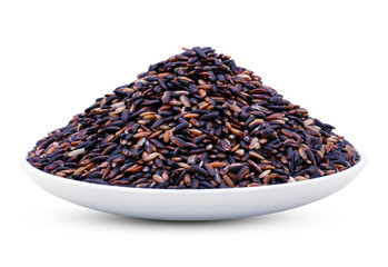 Riceberry isolated on white background