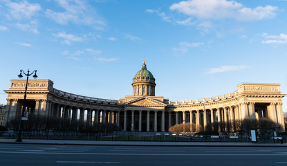 Obraz premium Morning light in Saint-Petersburg