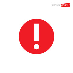 Exclamation Danger Icon Design Vector