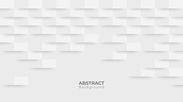 Abstract modern square background. White and grey geometric texture. vector illustration © Zenzeta