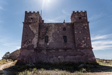 Fototapeta na wymiar St. Agatha's Tower Torri ta' Sant Agata in Malta