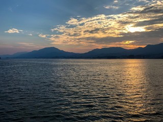 Atardecer en la isla Miyajima