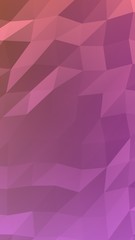 Abstract triangle geometrical pink background. Geometric origami style with gradient. 3D illustration