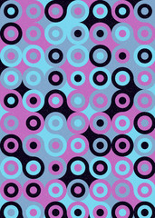 Colour Dots Universe art background design illustration