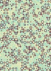 Colour Dots Universe art background design illustration