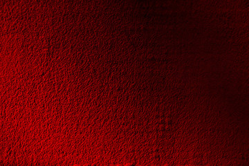 Red background with shadow. Shadow on the red wall.