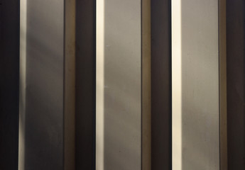 Metal facade. The edges of the metal facade. Metal background