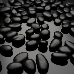black stones background