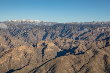 Fototapeta na wymiar Mount Lemmon in Airzona, aerial view.