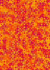 Colour Dots Universe art background design illustration