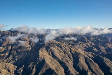 Mount Lemmon in Airzona, aerial view.