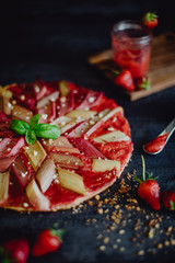 Sablé à la Rhubarbe