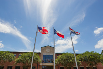 Friendswood City Hall, a small town in the Houston metro area