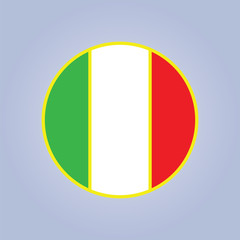 Fototapeta premium Emblem Label Of Made In Italy Vector Illustration Template