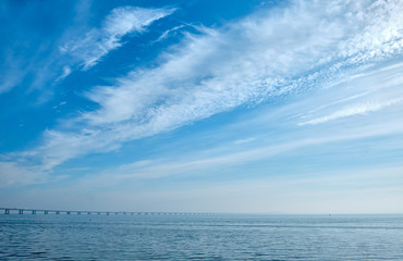 Obraz premium Tagus river. Lisbon, Portugal.