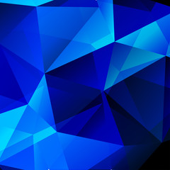 Abstract polygonal background. Futuristic style. Geometric colorful triangle texture. Bright mosaic surface.