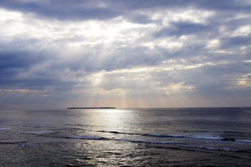 Fototapeta na wymiar 沖縄の海と空
