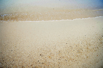 Fototapeta na wymiar 白い砂浜