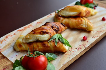 khachapuri cooked on the grill
