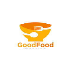 Healthy Food Logo Design Vector