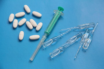 Medicine, physical examination, treatment, coronovirus, SARS, doctor's prescription, phonendoscope

