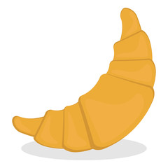 Bread croissant icon vector illustration design isolated