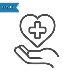 Fototapeta premium Health Care Icon