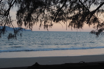 Seaview is in eastern of thailand, This is time for rest and keep skyline and sea photo.  