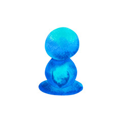 human meditate mind mental health yoga chakra spiritual healing watercolor painting illustration design