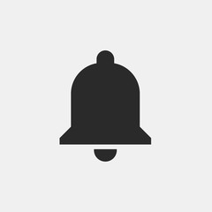 Bell icon isolated on background. Notification symbol modern, simple, vector, icon for website design, mobile app, ui. Vector Illustration