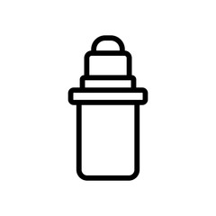 tube lip balm icon vector. tube lip balm sign. isolated contour symbol illustration