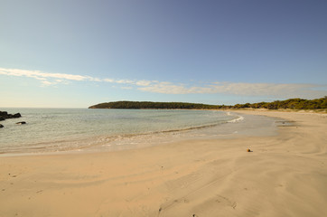 Spiaggia della Sardegna in inverno - Porto Pino - Sulcis
