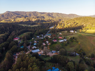 Town of Uki in NSW Australia