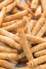 Turkish Fried Feta Rolls, or 'Cigarette' Pastries. Sigara Böreği (Turkish Cheese Rolls)