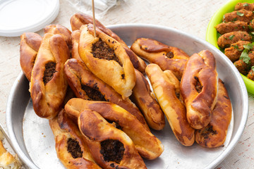 Turkish pastry product , tasty pogaca. Turkish Pastries