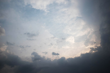  evening sky with clouds - cloudscape