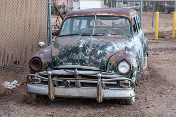 Keuken foto achterwand Old car on Route 66 in USA © Michał Adamowski