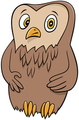 Obraz premium cute owl animal character