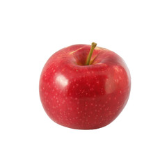 Red apples isolated on a white background