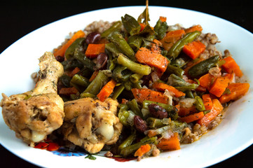 rice with vegetables