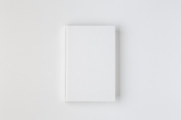 Reading book with a white cover